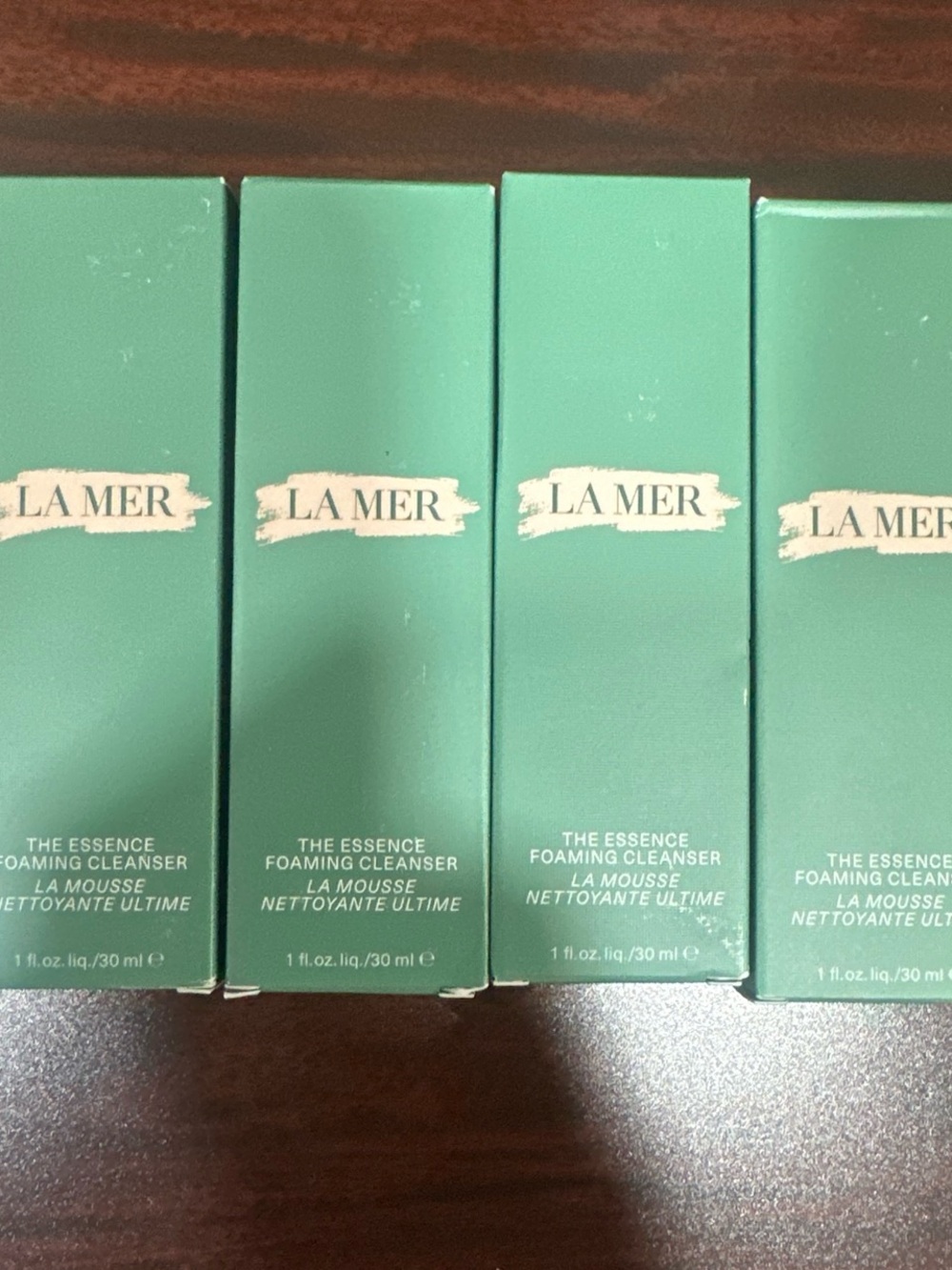 La Mer 4 Pack The Essence Foaming Cleanser - Teal Green
